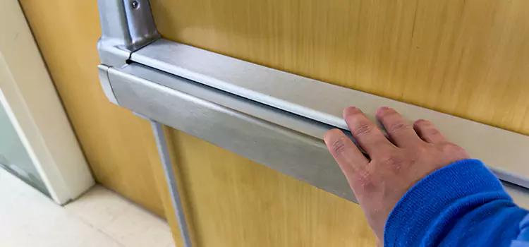 Installing a Push Bar on a Door San Rafael